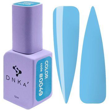Гель-лак блакитний Gel Polish, 12 ml Color #0049