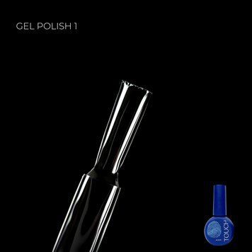 Гель-лак чорний Touch Gel Polish 01, 9мл