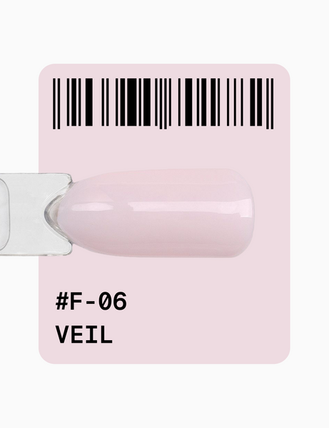 Гель-лак для френчу прохолодний рожевий Adore № F-06 veil 12 мл