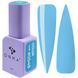 Гель-лак блакитний Gel Polish, 12 ml Color #0049