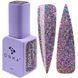 Гель-лак напівпрозорий фіолетовий з шимером Gel Polish, 12 ml Spalah #0102