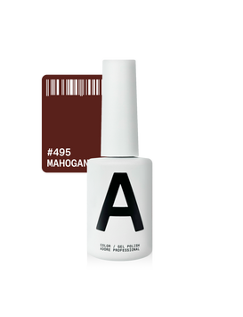 Гель-лак бордовий Adore №495 mahogany, 12 мл