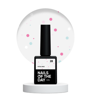 База з поталлю NAILSOFTHEDAY Base Potal №28, 10 мл