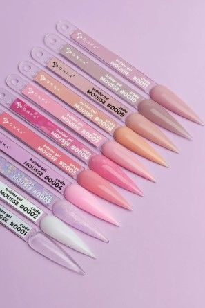 Гель мус для нарощення рожевий Builder Gel Mousse DNKa #0005, 15 ml