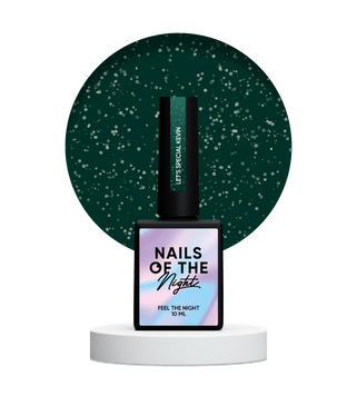 Гель-лак темно-зелений світловідбиваючий NAILSOFTHEDAY Let&rsquo;s special Kevin, 10 мл