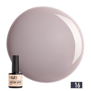 База приглушена лаванда NUB Virgin Base Coat #16, 8 мл