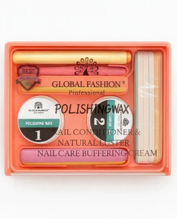 Набір для японського манікюру (бафи, пилки і шпатель у комплекті) Japanese manicure Global Fashion