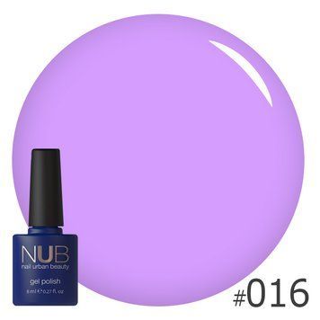 Гель-лак NUB №16 The Color Purple 8 мл