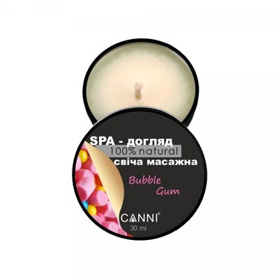 Свічка для масажу рук Bubble Gum CANNI SPA 30 г