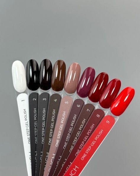 Гель-лак однофазний коричневий Touch Gel Polish One Step №04, 7мл