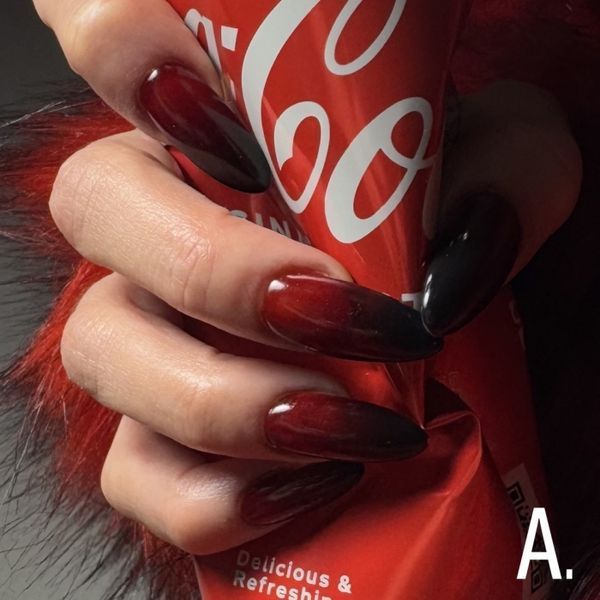 Гель-лак вітражний яскраво-червоний Adore MG-36 blood, 8ml