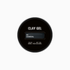 Гель-паста чорна з золотим шимером текстурна без липкого шару Clay Gel №01 charcoal, 5ml