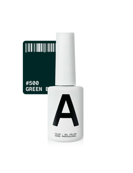 Гель-лак зелений Adore №500 green black, 12 мл