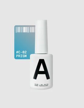 Гель-лак котяче око блакитний світловідбивний Adore С-02 prism, 12 мл