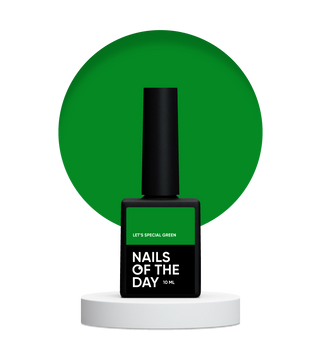 Гель-лак зелений NAILSOFTHEDAY Let's special green, 10 мл