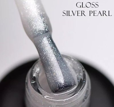 База для френчу камуфлююча Gloss Silver Pearl, 11 мл