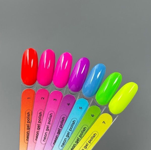 Гель-лак фіолетовий з рожевим підтоном неоновий Touch Neon gel polish №4, 9мл