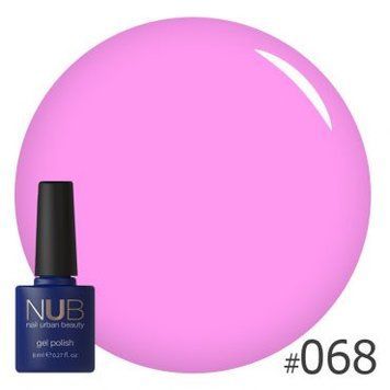 Гель-лак NUB №68 Advertising Pink 8 мл