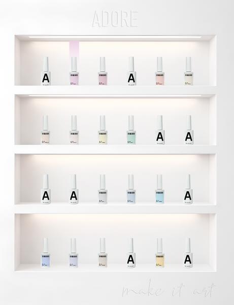 Гель-лак рожевий пастельний Adore № P-01 soft rose 12 мл