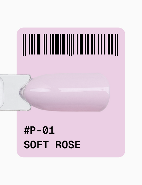 Гель-лак рожевий пастельний Adore № P-01 soft rose 12 мл