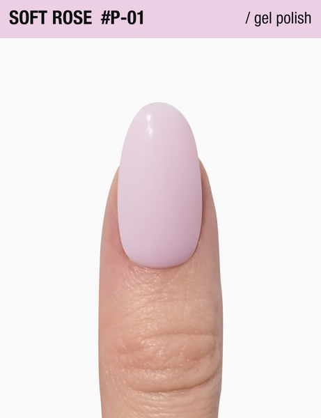 Гель-лак рожевий пастельний Adore № P-01 soft rose 12 мл
