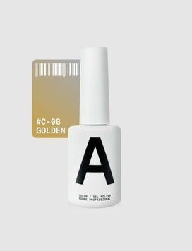 Гель-лак котяче око золото світловідбивний Adore С-08 golden hour, 12 мл