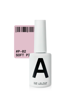 Гель-лак рожевий пастельний Adore № P-02 soft pink 12 мл