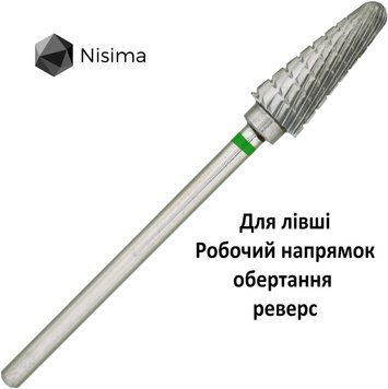 Фреза для лівші з гвинтовою насічкою Nisima Lr704cK