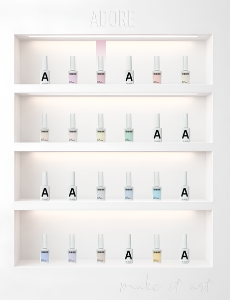 Гель-лак рожевий пастельний Adore № P-02 soft pink 12 мл