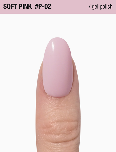 Гель-лак рожевий пастельний Adore № P-02 soft pink 12 мл