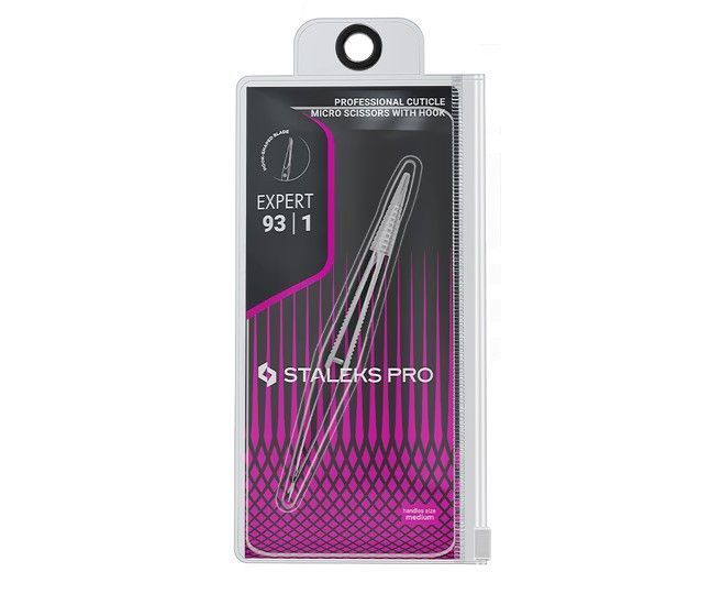 Твізери професійні з гачком для кутикули Staleks pro expert 93 type 1