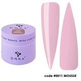 Гель мус для нарощення запорошена троянда Builder Gel Mousse DNKa #11, 15 ml
