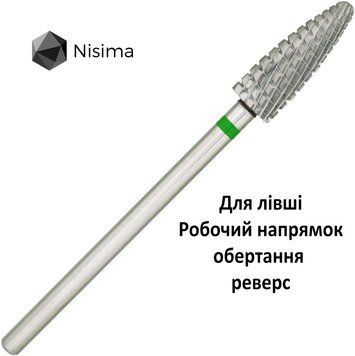 Фреза для лівші з гвинтовою насічкою Nisima Lr707cK