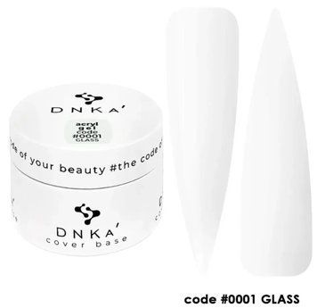 Акригель прозорий Acryl Gel DNKa, 30 ml #0001 Glass
