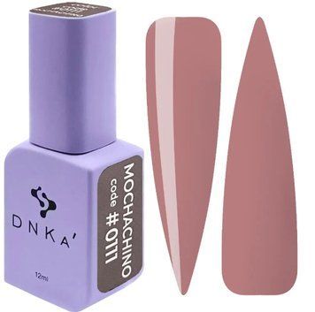 Гель-лак світло-коричневий DNKa Gel Polish, 12 ml Mochachino #0111