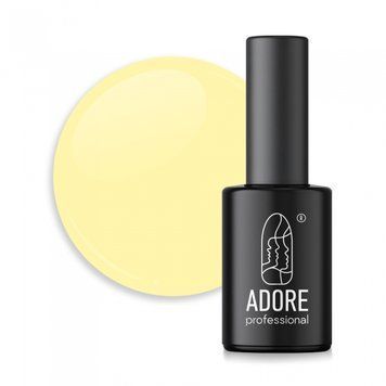 Гель-лак пастельний жовтий Adore P-15, 8 мл