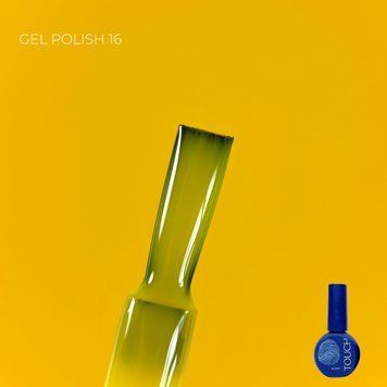 Гель-лак жовтий Touch Gel Polish 16, 9мл