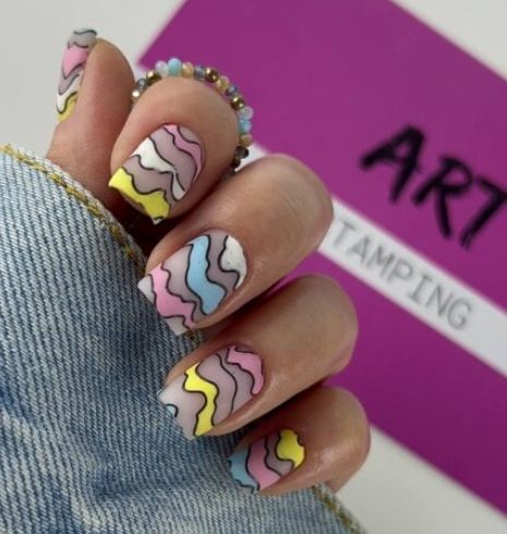 Пластина для стемпінгу Bright Girl Art Stamping №10