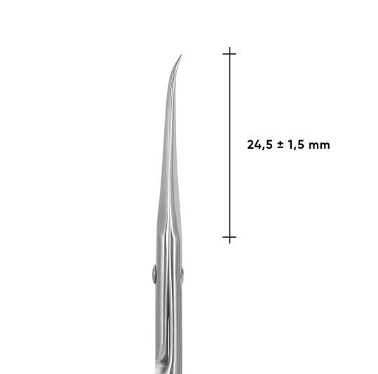 Ножиці для шкіри з гачком професійні staleks pro exclusive 23 type 2 magnolia sx-23 2m