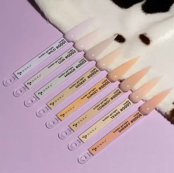 Гель будівельний холодний бежевий Builder Gel Light DNKa, 30 ml #0006 Cowboy