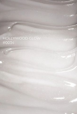 Гель будівельний світловідбивний білий Builder Gel DNKa #0034 Hollywood Glow 30ml