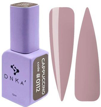 Гель-лак кава з молоком DNKa Gel Polish, 12 ml Cappuccino #0112