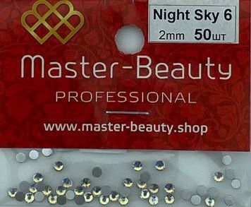 Стрази Мультіхром Night Sky 6 2.0 мм 50 шт