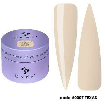 Гель будівельний класичний нюд Builder Gel Light DNKa, 30 ml #0007 Texas