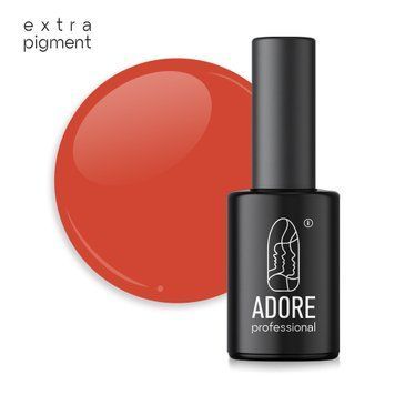 Гель-лак цегляно-червоний Adore №493 jalapeño, 8 мл
