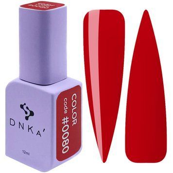 Гель-лак класичний червоний Gel Polish, 12 ml Color #0080