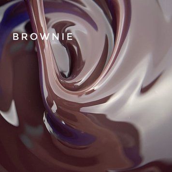 Гель для нігтів коричневий Touch Builder gel Brownie, 10 мл