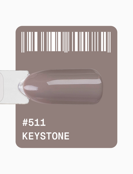 Гель-лак бежево-сірий Adore №511 Keystone, 12 мл