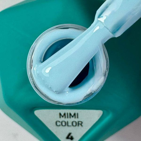 Гель-лак блакитно-бірюзовий Avdeeva Mimi Color №4, 12мл