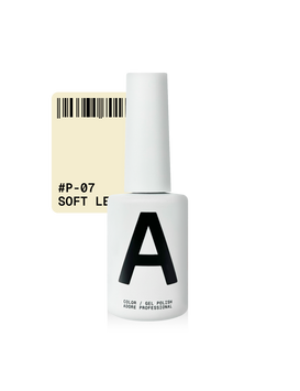 Гель-лак лимонно-жовтий пастельний Adore № P-07 soft lemon 12 мл